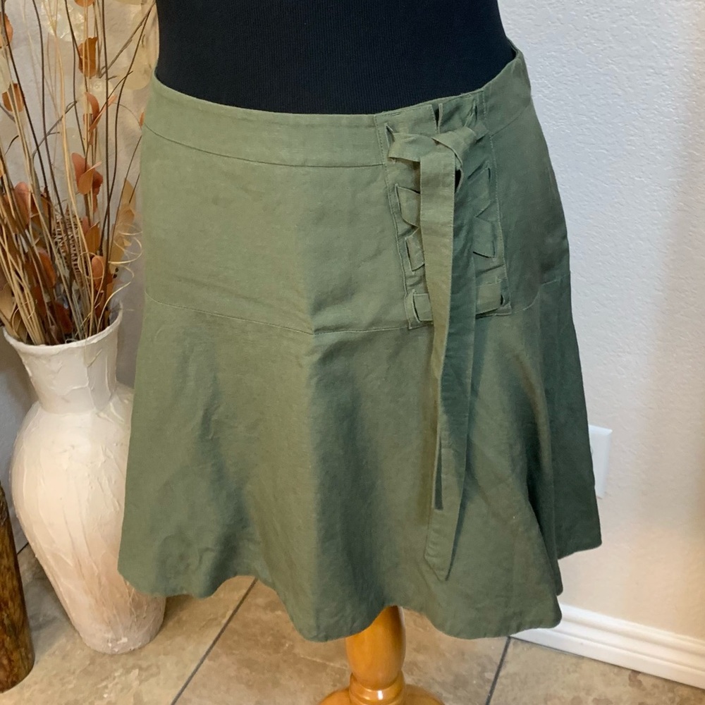 Ann Taylor skirt Linen fabric too cute !